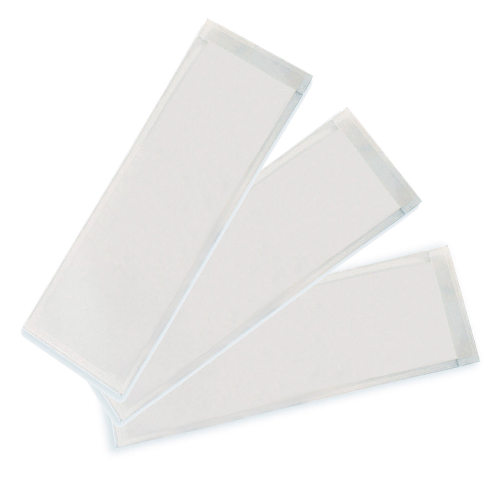 Xsmall Name Plate 3.25x10.5 25pk Clear View Self Adhesive Pockets