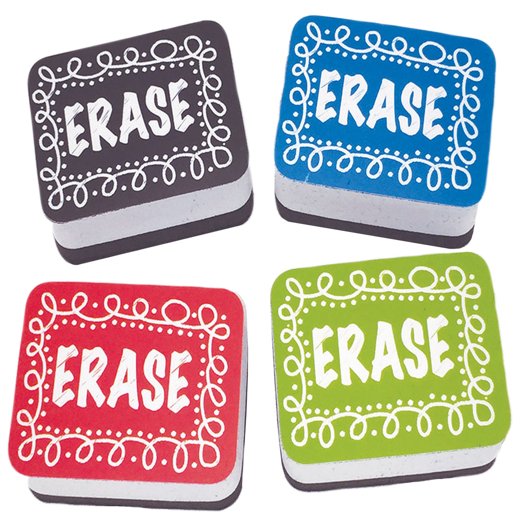 Chalk Loop Mini Whiteboard Erasers Non Magnetic