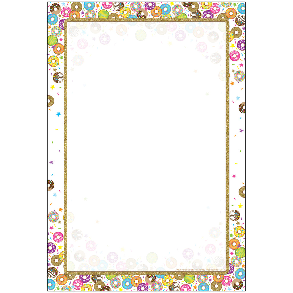 Donutfetti Blank 13 X 19 Chart Smart Poly