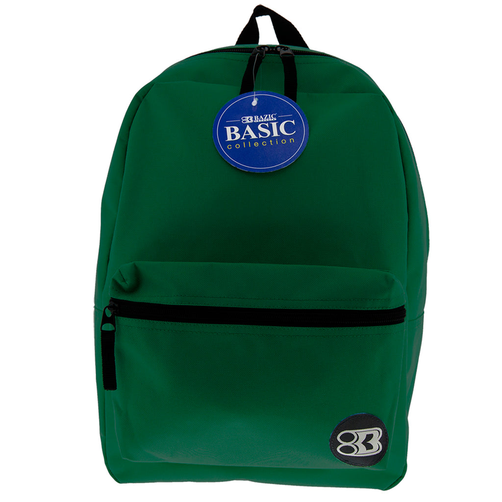 16in Green Basic Collection Backpk