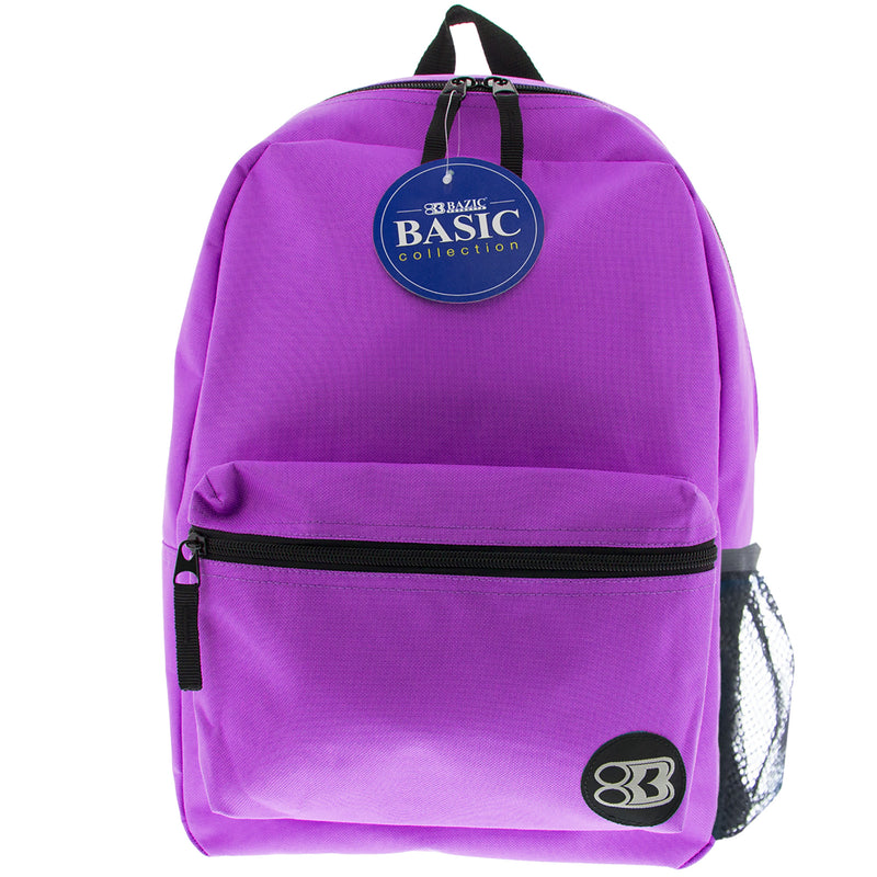 16in Purple Basic Backpack