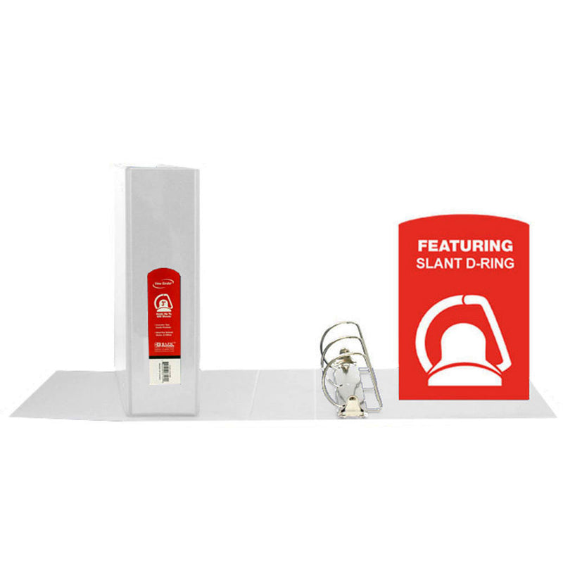 D Ring Binder W- Pockts 2in Wht