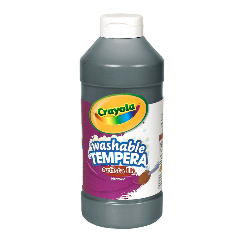 Artista Ii Tempera 16 Oz Black Washable Paint