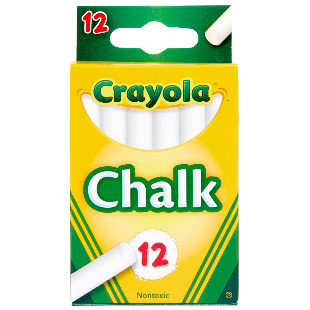 12 Sticks - Tuck Box White Chalk