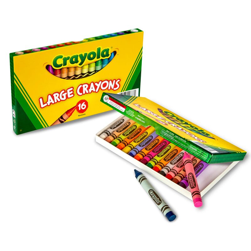 Crayola® Crayons, Large Size, 16 colors