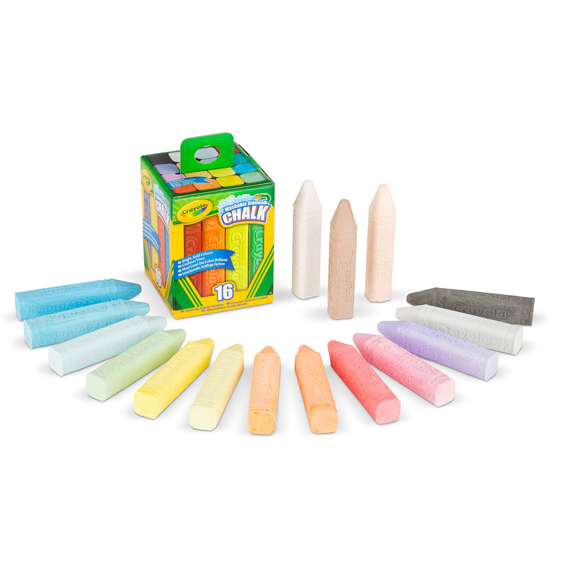 Crayola 16 Ct Sidewalk Chalk