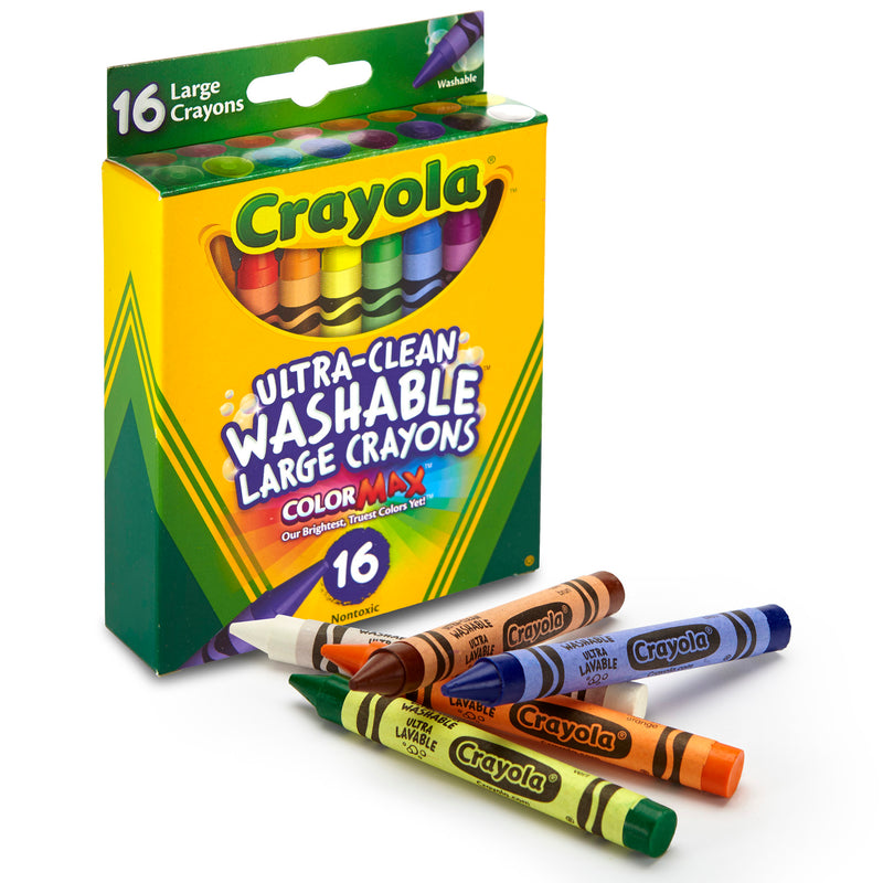 Crayola Washable Crayons 16ct Large
