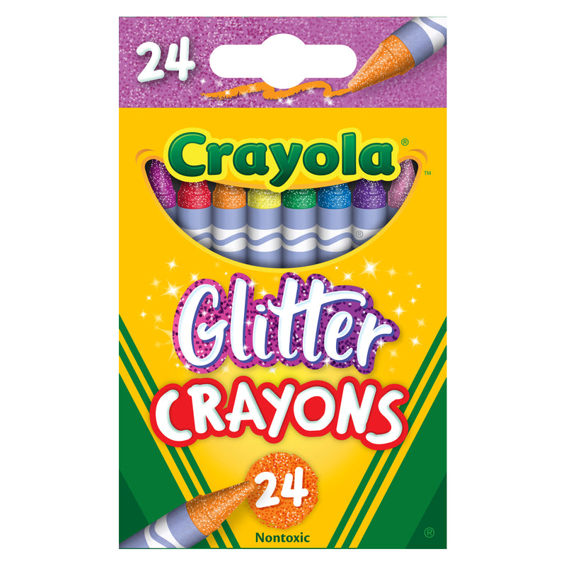 Crayola Glittler Crayons 24 Colors