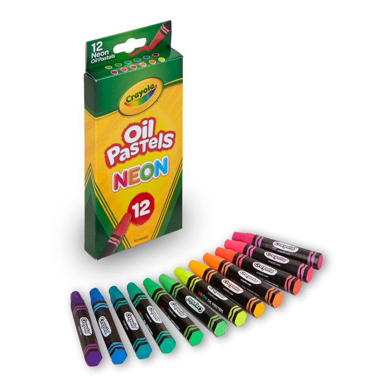 Crayola 12 Ct Oil Pastels Neon
