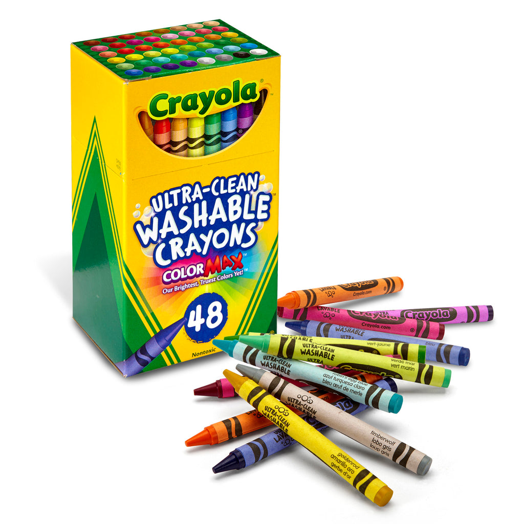 48 Ct Ultra-clean Washable Crayons Regular Size