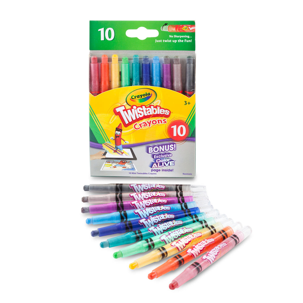 10 Ct Mini Twistables Crayons