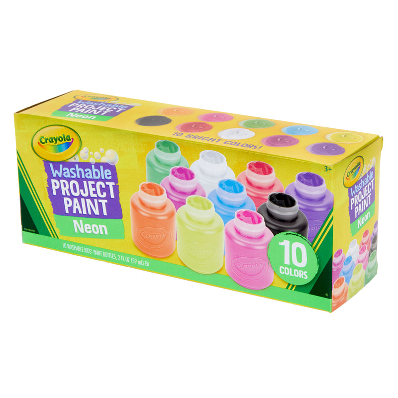 10 Ct 2oz Neon Paint Set