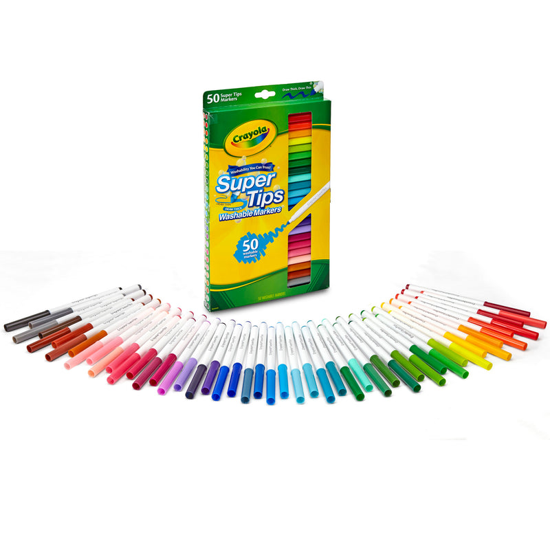 Washable Markers 50ct Super Tips