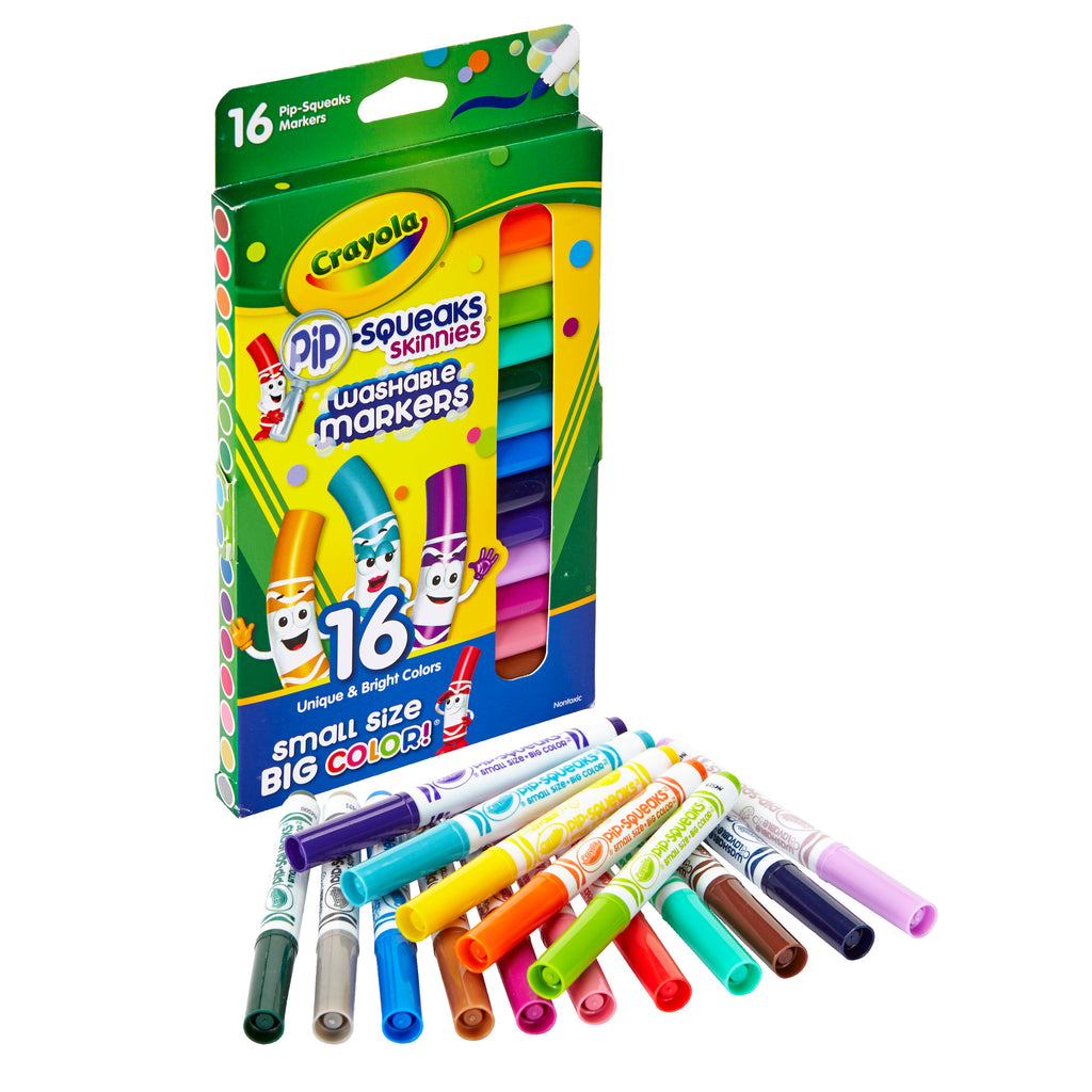 (3 Pk) 16 Ct Pip Squeaks Skinnies Markers