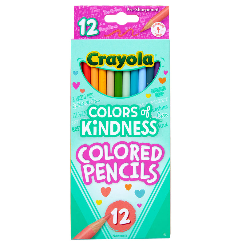 12ct Colored Pencil Colors Kindness