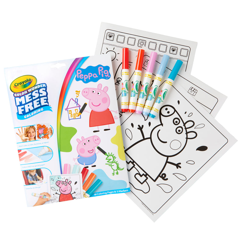 Coloring Pad & Markers Peppa Pig Color Wonder