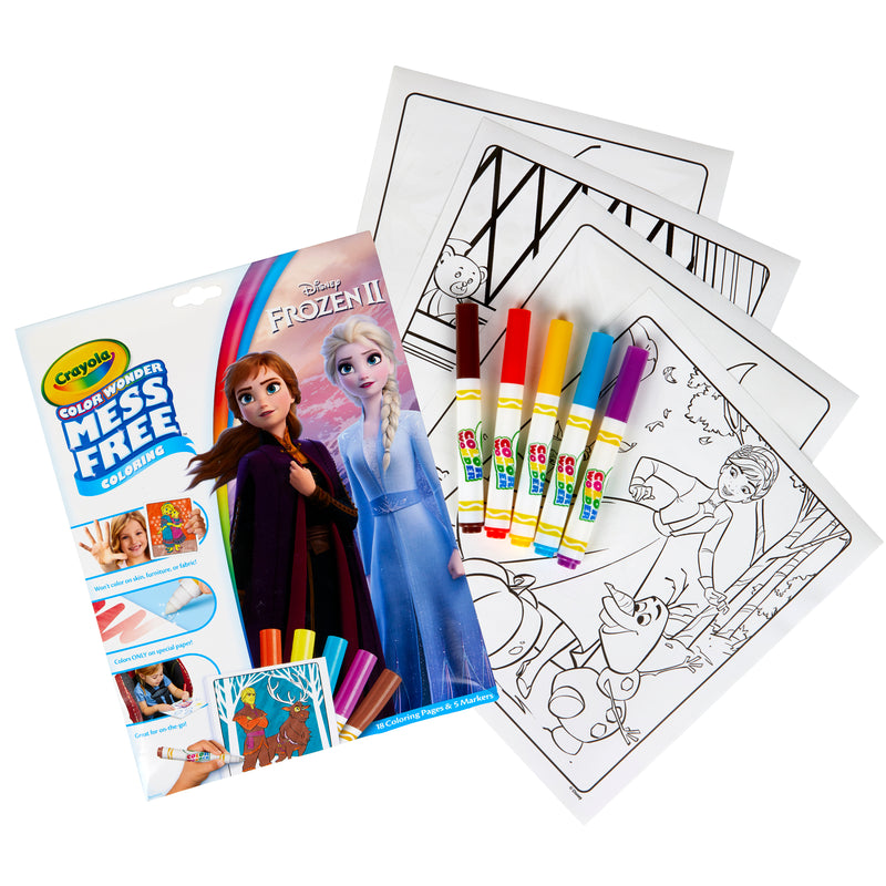 Coloring Pad & Markers Frozen 2 Color Wonder