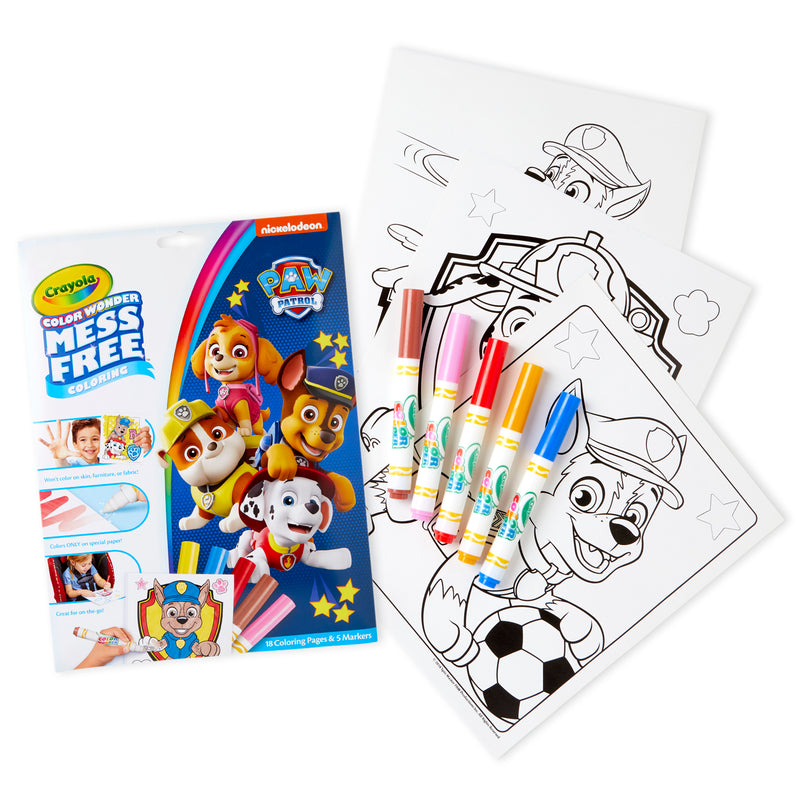 Coloring Pad & Markers Paw Patrol Color Wonder