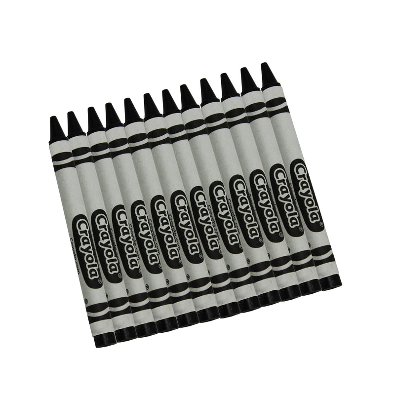 Crayola Bulk Crayons 12ct Black