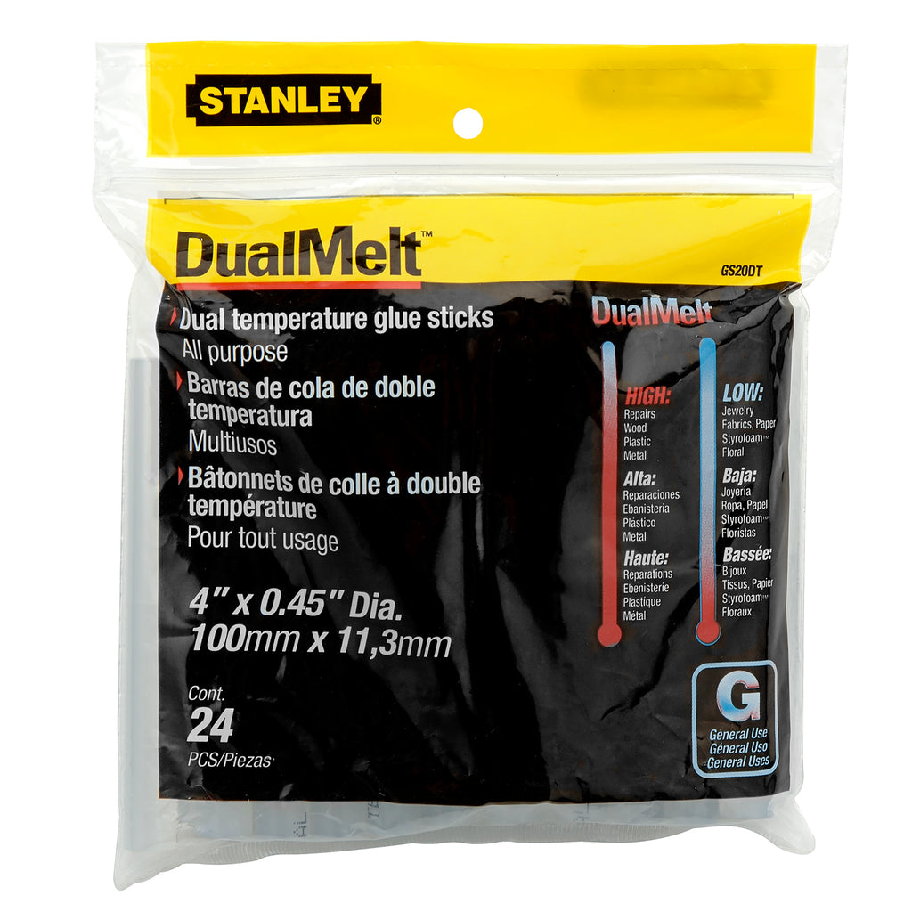 Dual Temperature Glue Sticks, 7-16 in x 4 in, Pack of 24