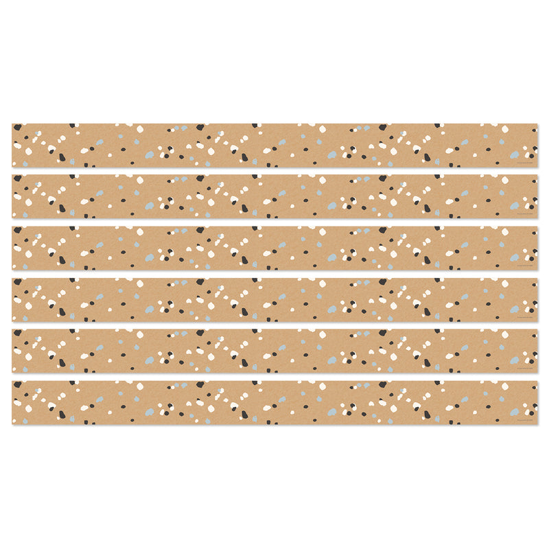 (6 Pk) Speckld Kraft Paper Straight
