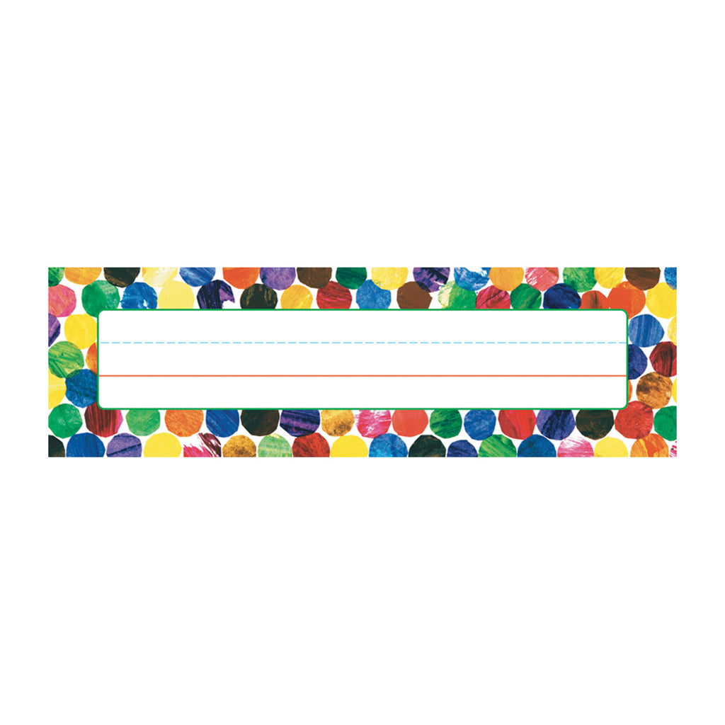 Eric Carle Dots Name Plates