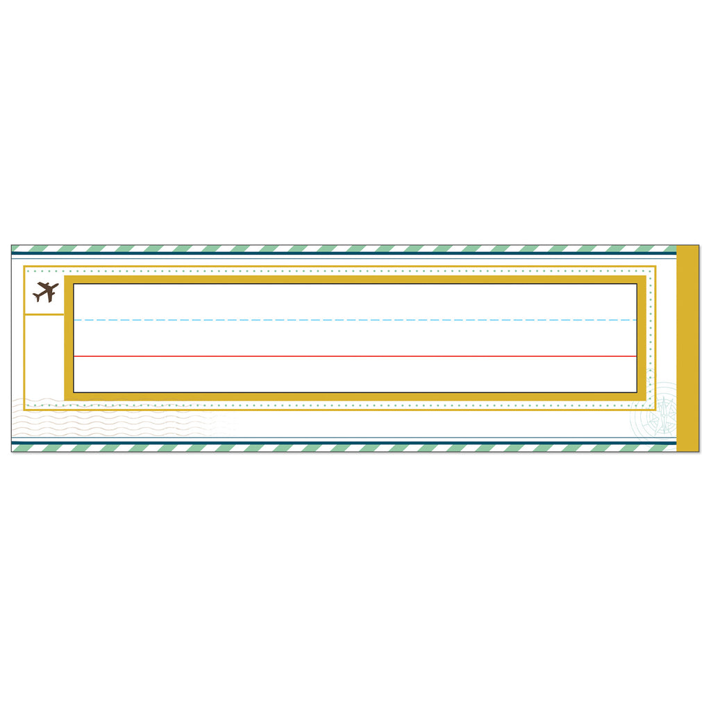 Let's Explore Nameplates, Pack of 36