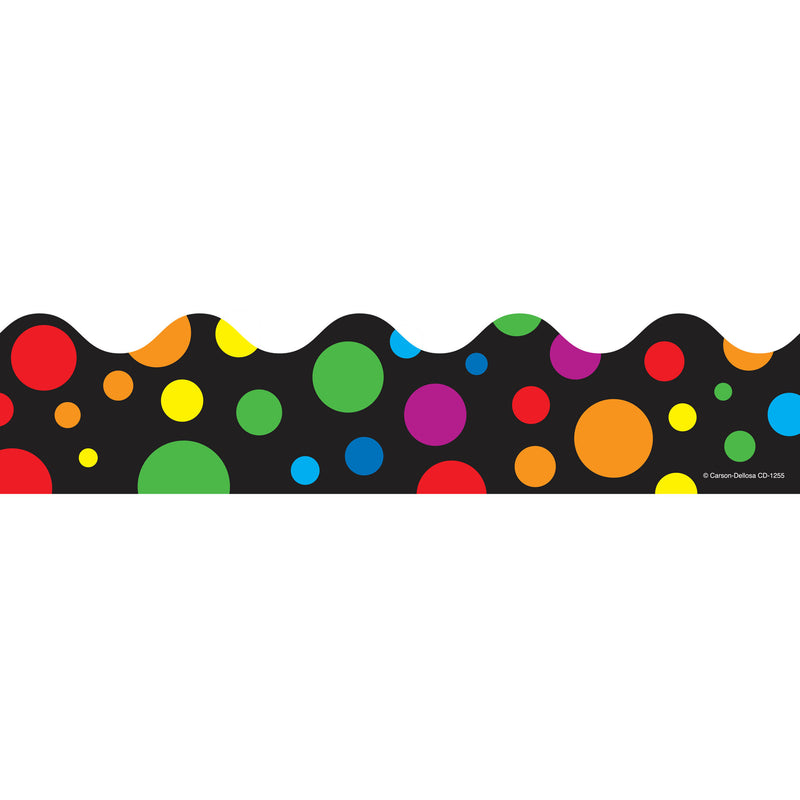 Border Rainbow Dots 39 Scalloped