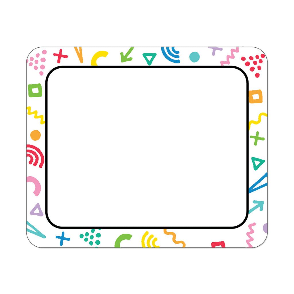 Happy Place Name Tags, Pack of 40