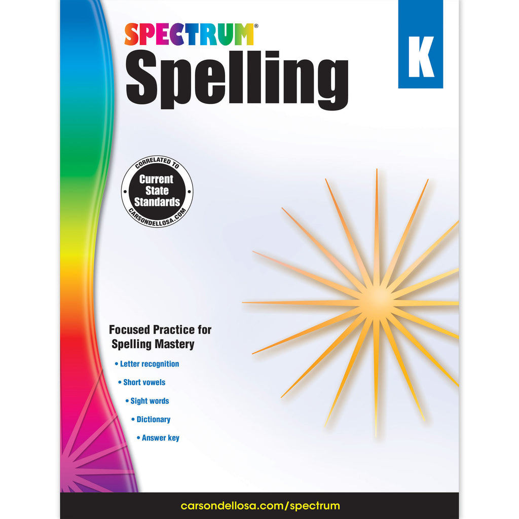 Spectrum Spelling Gr K