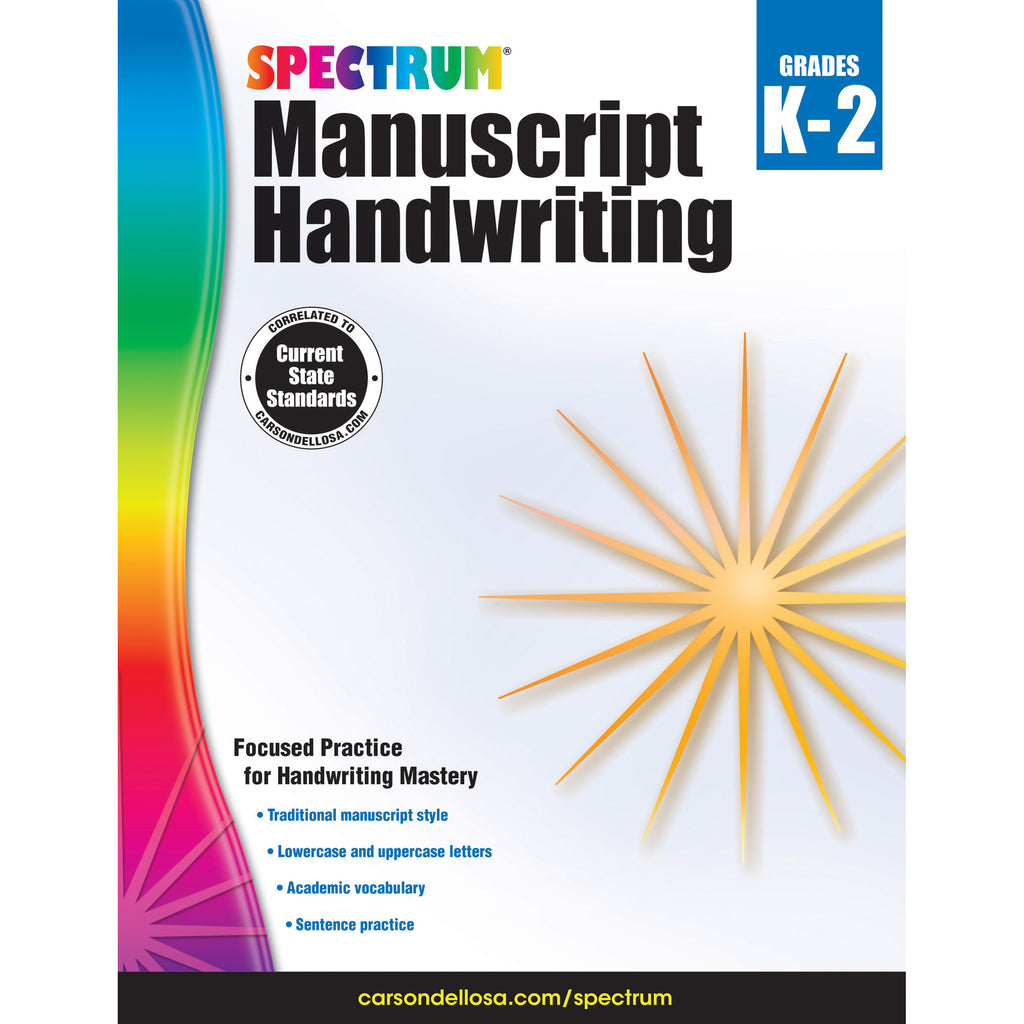 Spectrum Manuscript Handwriting Gr K-2