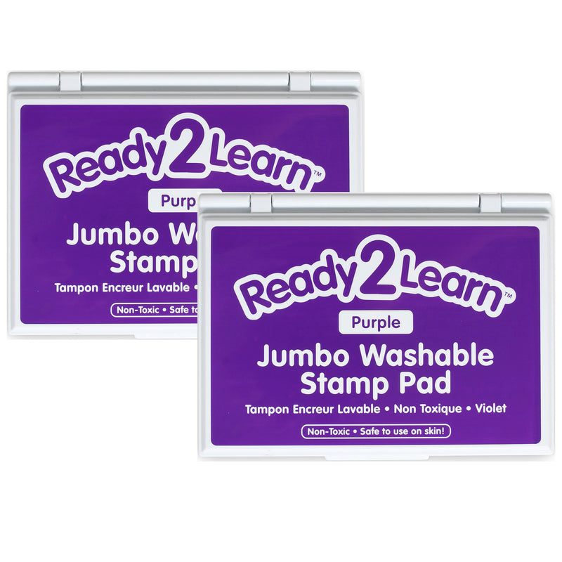 Jumbo Washable Stamp Pad - Purple - Pack of 2