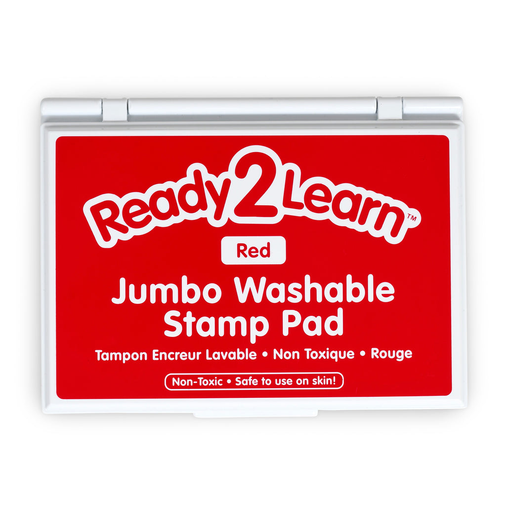 Jumbo Washable Stamp Pad - Red - 6.2"L x 4.1"W