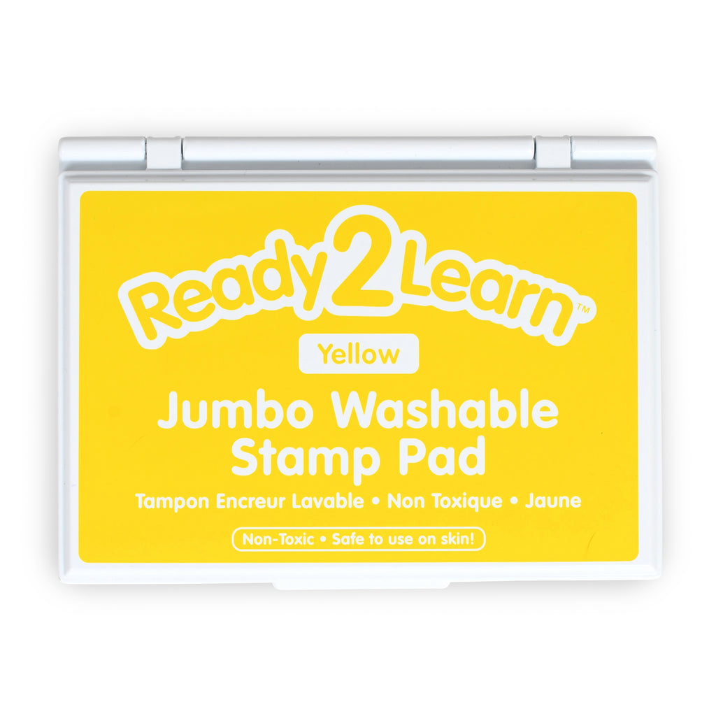 Jumbo Washable Stamp Pad - Yellow - 6.2"L x 4.1"W