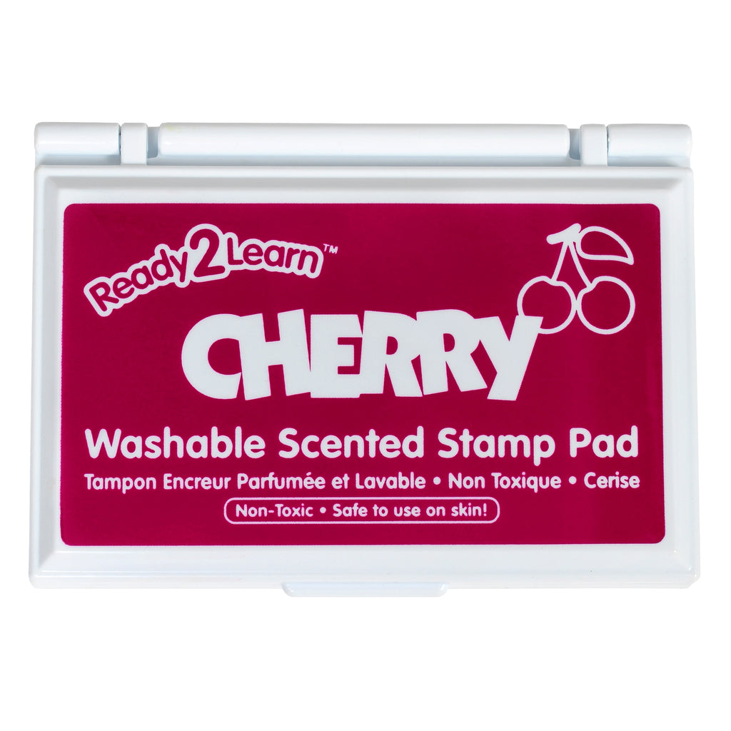 Washable Stamp Pad, Cherry Scent, Dark Red
