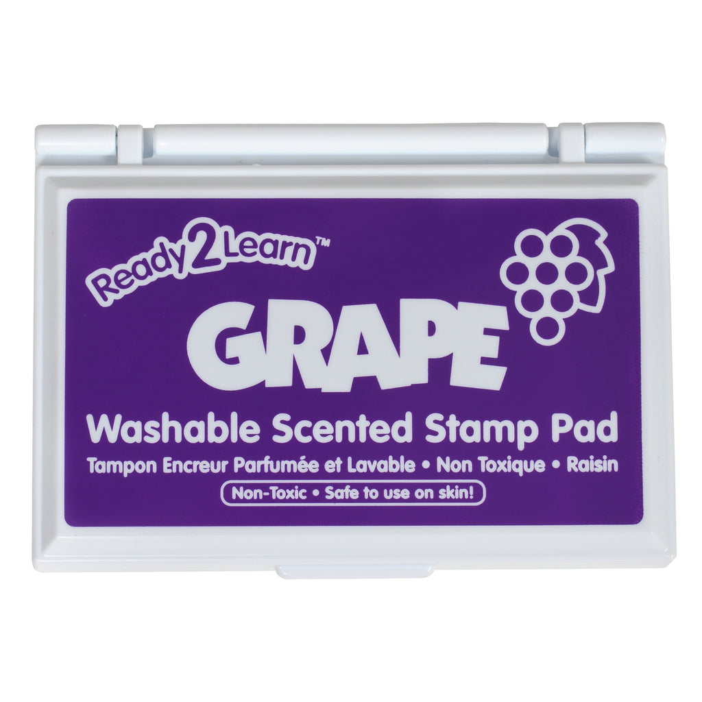 Washable Stamp Pad, Grape Scented, Purple