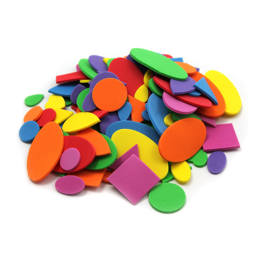 Foam Shapes Asst Colors 264 Pcs