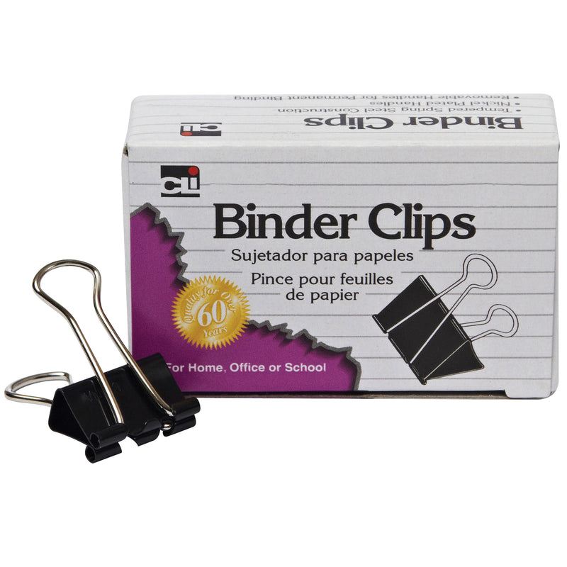 Binder Clips 12ct 5-8in Medium Capacity 1 1-4in Wide