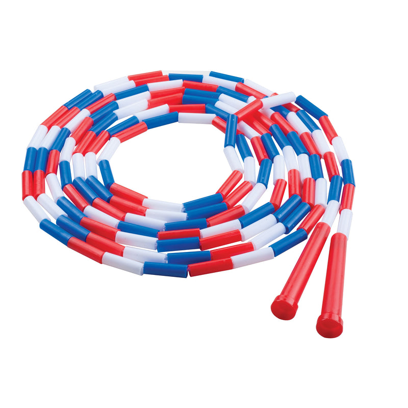 Plastic Segmented Ropes 16ft Red White & Blue