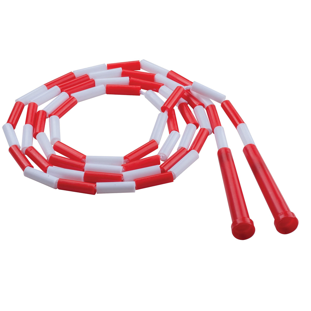 Plastic Segmented Ropes 7ft Red & White