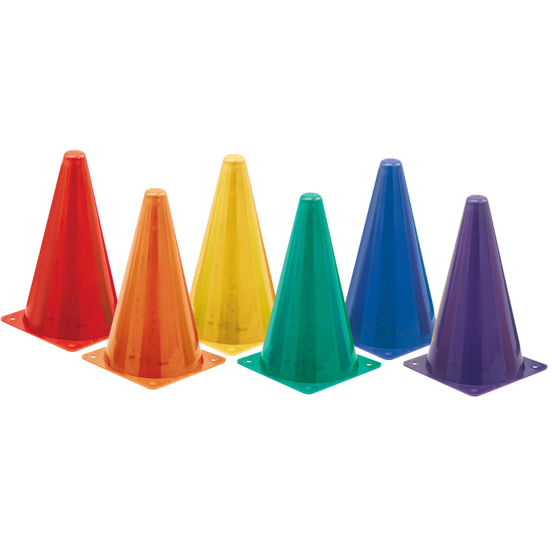 Hi Visibility Plastic Cone Set Fluorescent