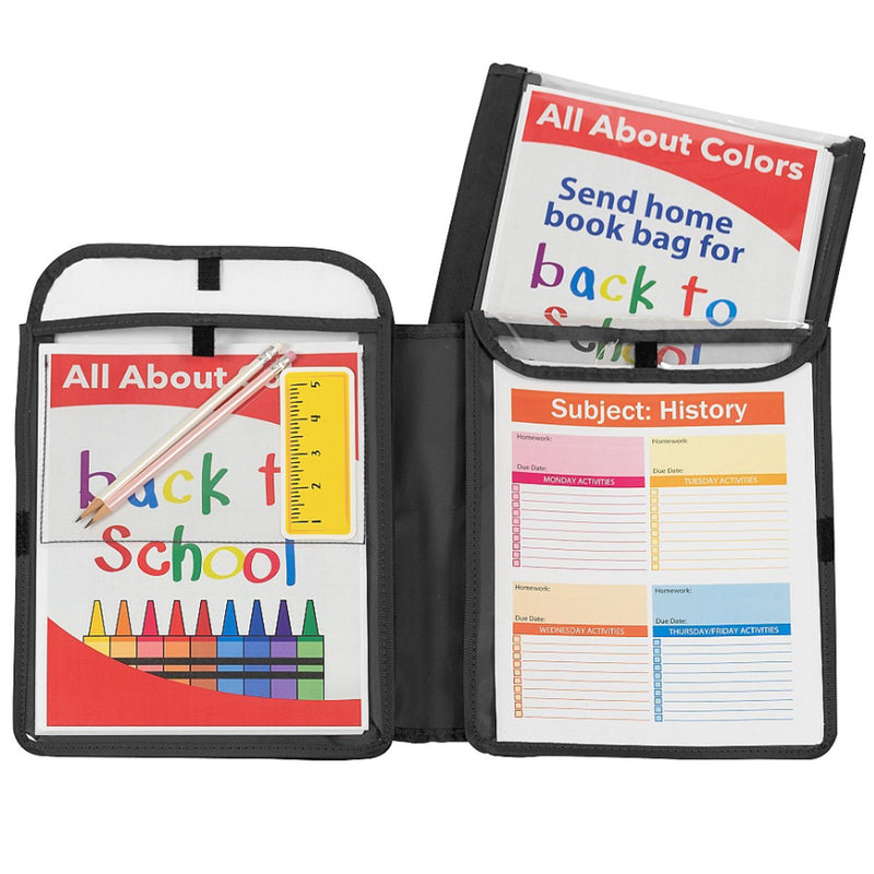 Homework Connector Folder Black