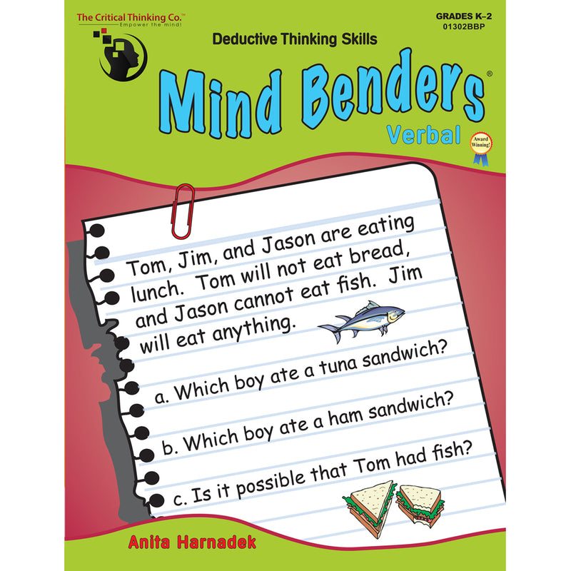 Mind Benders Verbal Gr K-2