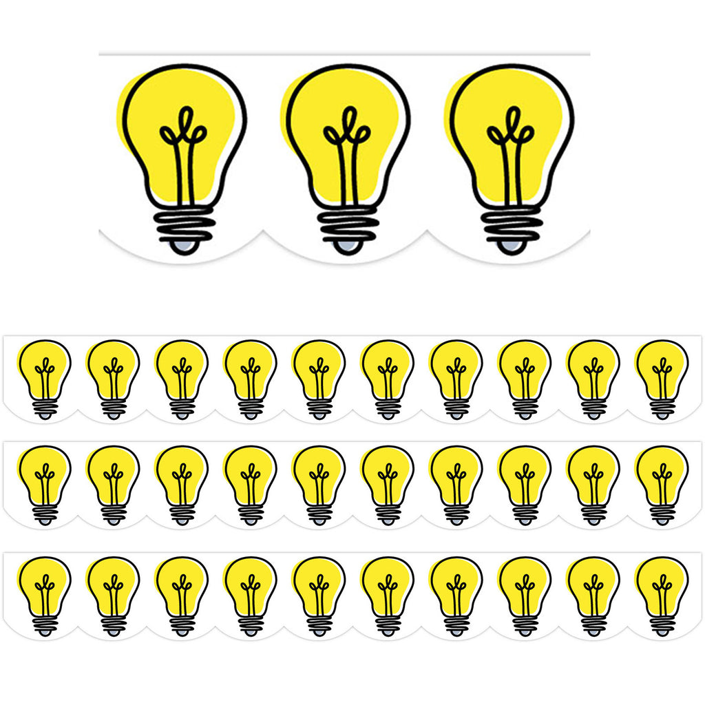 (3 Pk) Doodle Lightbulbs Border