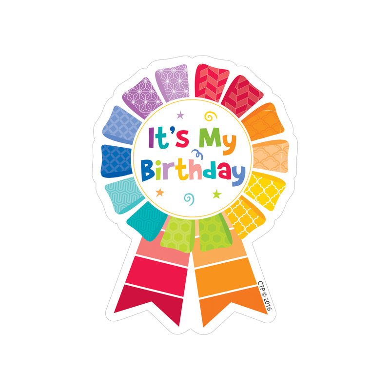 Happy Birthday Badge Painted Palette