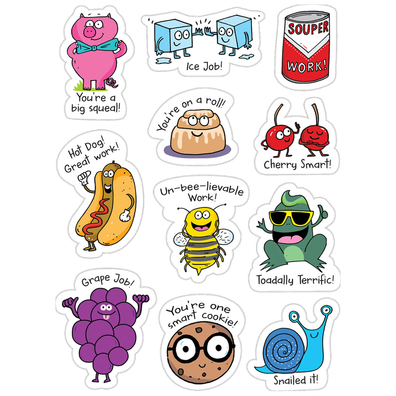 So Much Pun Punny Rewards Stickers