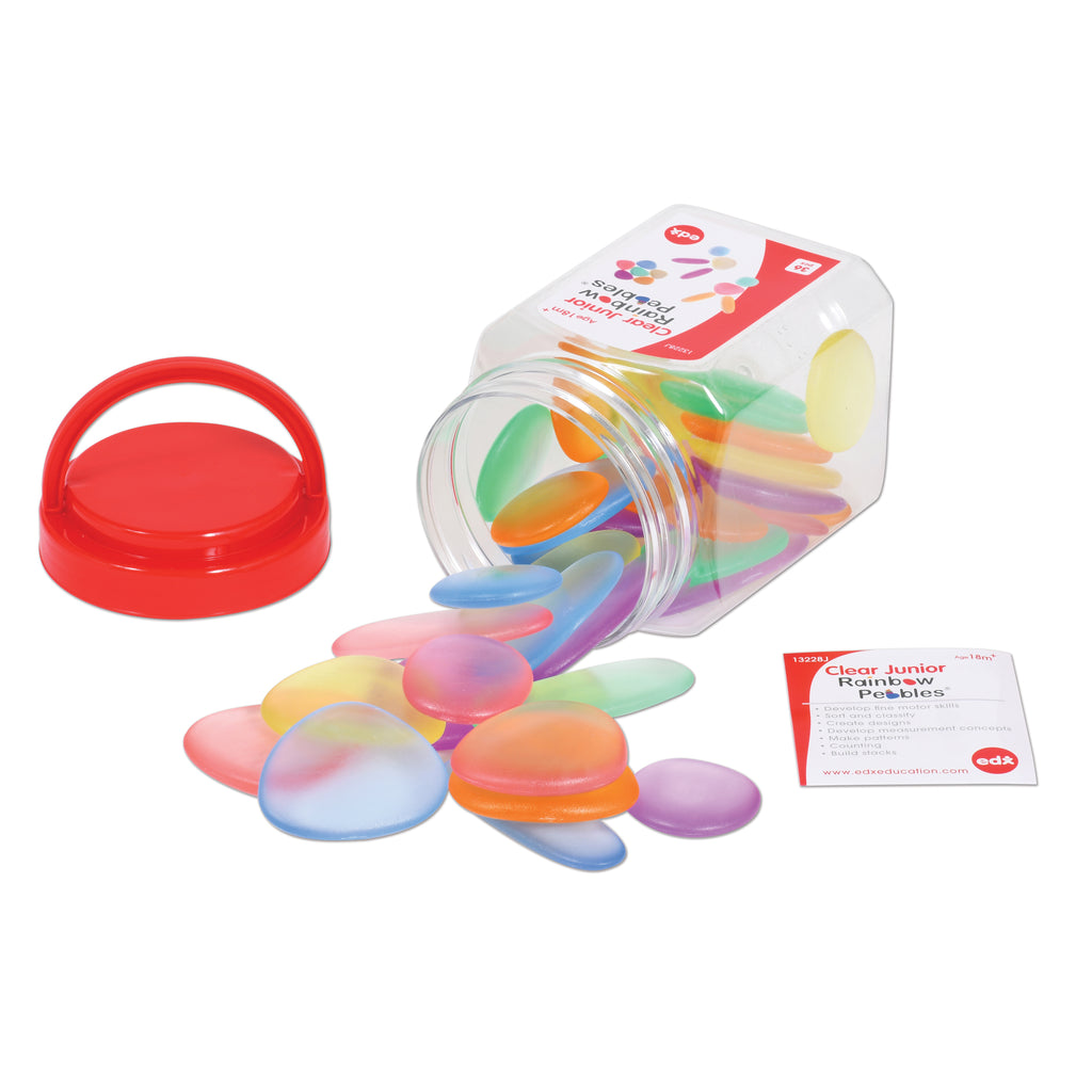 Junior Rainbow Pebbles Clear