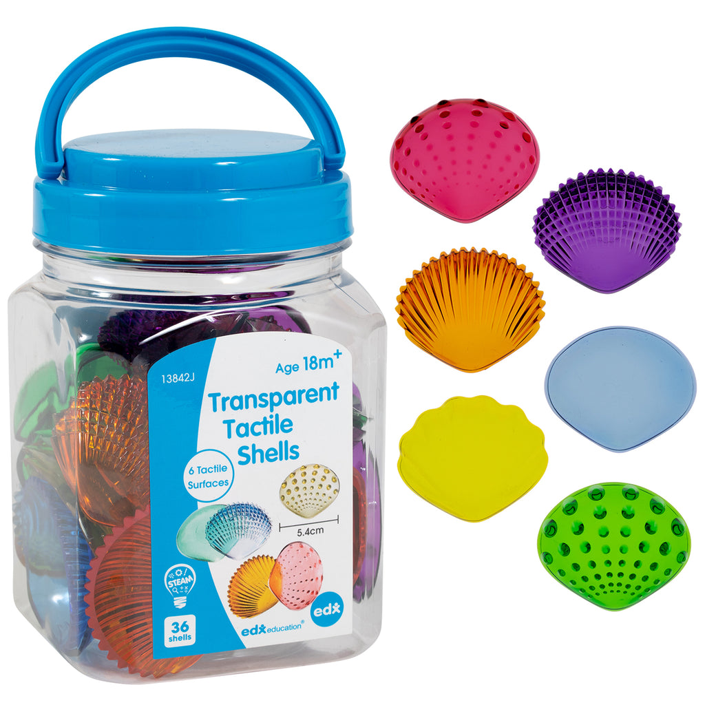 Tactile Shells Transparent 36st Mini Jar