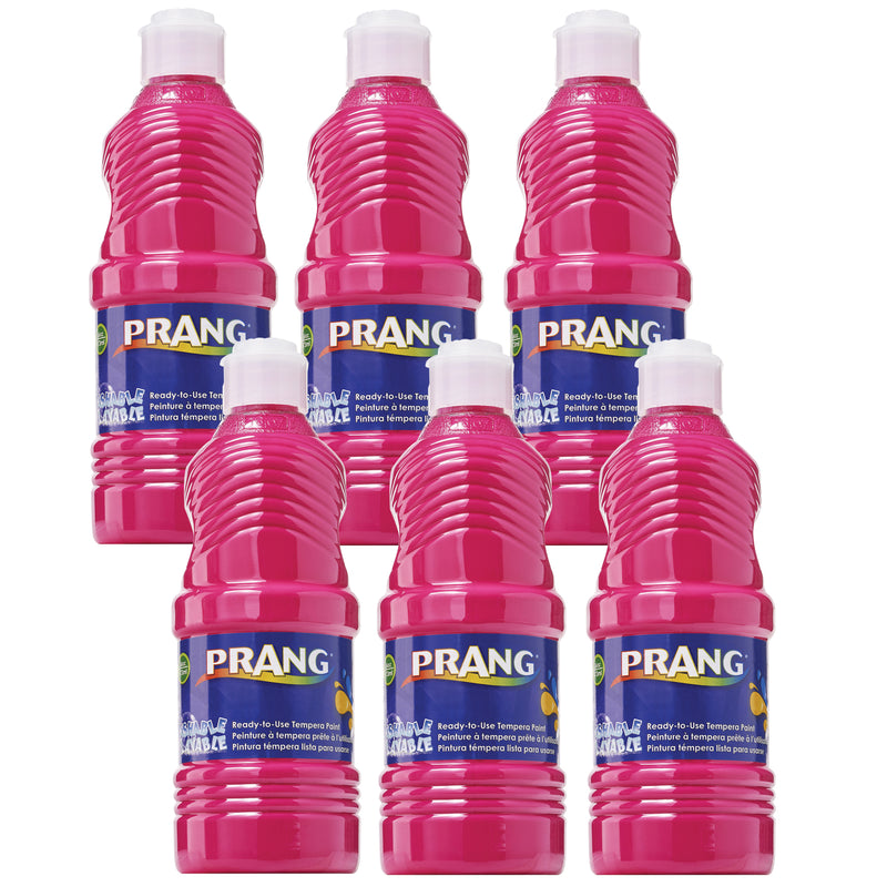 (6 Ea) Prang Washable Paint 16oz Magenta
