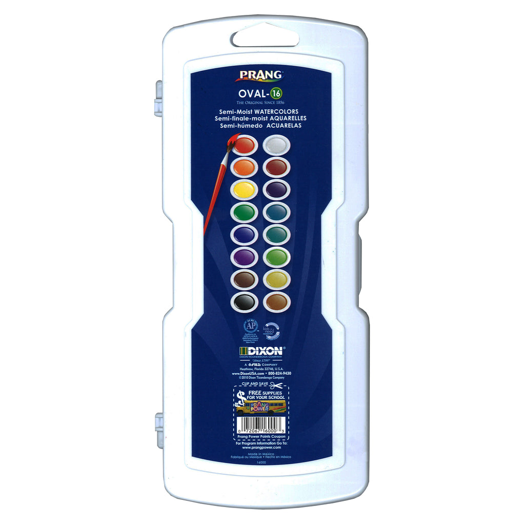 Prang Oval 16 Water Colors